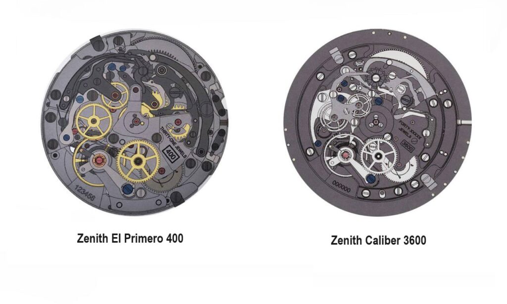 El-Primero 400 vs Caliber 3600